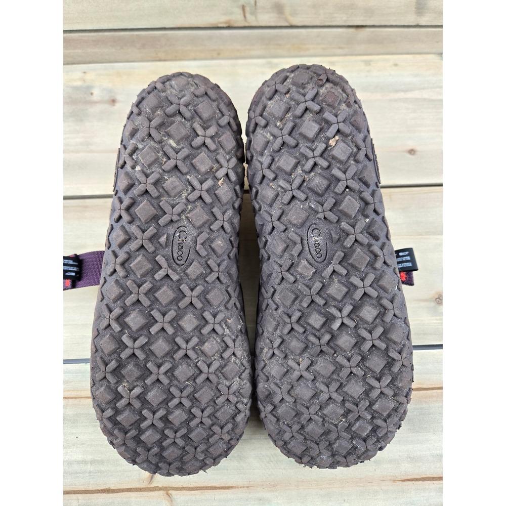 Chaco Ramble Puff Plum Purple Quilted Nylon Slip On Booties Womens 9.5 Comfort - Picture 8 of 9